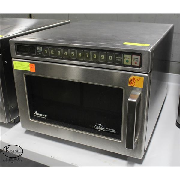 AMANA 1800W COMMERCIAL MICROWAVE *TESTED & WORKING