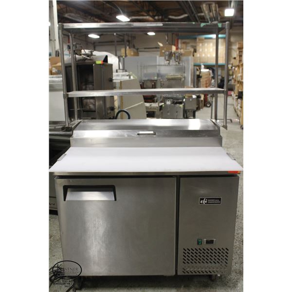 44" EFI COMMERCIAL PIZZA PREP TABLE W/ DUAL