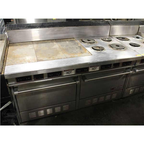 5' GARLAND COMBINATION ELECTRIC RANGE W/ DUAL OVEN