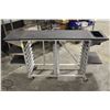 Image 1 : COMMERCIAL FOOD SERVICE CART W/ SHELF EXTENSIONS