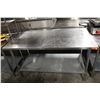 Image 1 : 5' MAGNUM STAINLESS STEEL WORKTABLE W/ UNDERSHELF