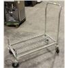 3' CHROME WIRE- CART W/ HANDLE