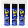 Image 1 : 3 NEW 500G BOTTLES OF RAID MAX FLYING INSECT