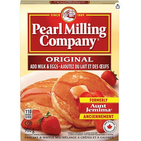 NEW CASE OF PEARL MILLING COMPANY ORIGINAL PANCAKE