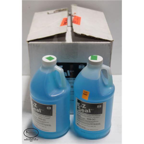 6 BOTTLES OF E-Z SEAL SEALING SOLUTION, 64OZ EACH