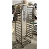 Image 1 : 15 SLOT WIDTH-WAYS STAINLESS STEEL BAKERS RACK