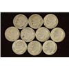 Image 1 : 10 ASSORTED SILVER ROOSEVELT DIMES: 1946-1964