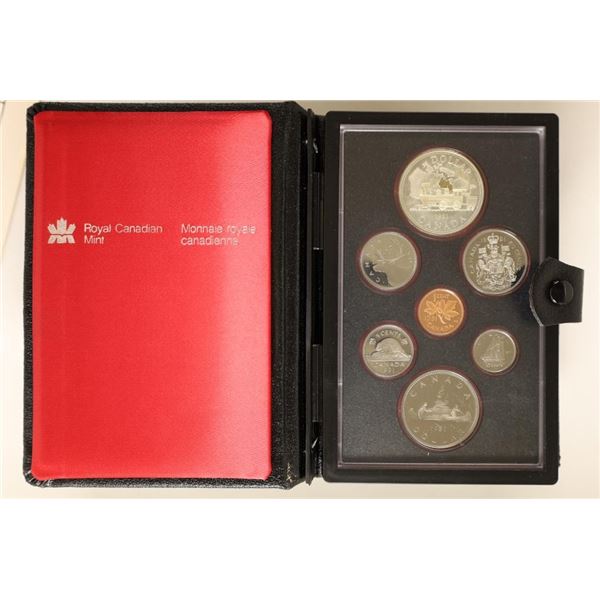 1981 CANADA DOUBLE DOLLAR PROOF SET  LOCOMOTIVE 