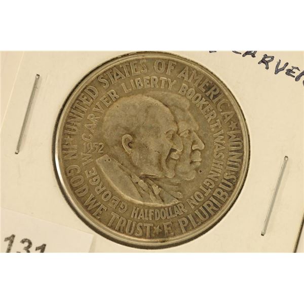 1952 CARVER/WASHINGTON COMMEMORATIVE HALF $