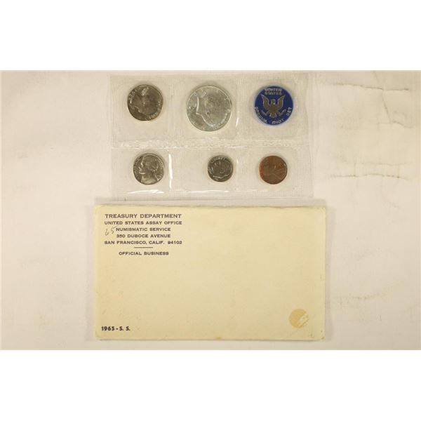 1965 US SPECIAL MINT SET WITH ENVELOPE