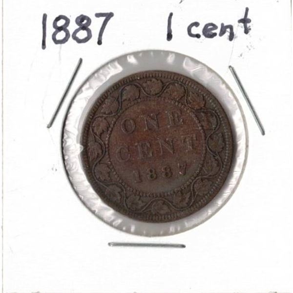 1887 Canadian Large Cent