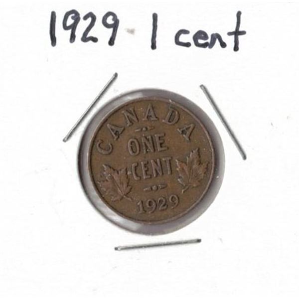 1929 One Cent