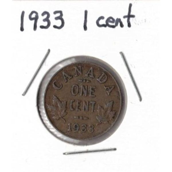 1933 One Cent