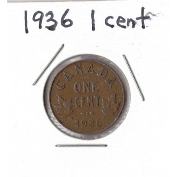 1936 One Cent