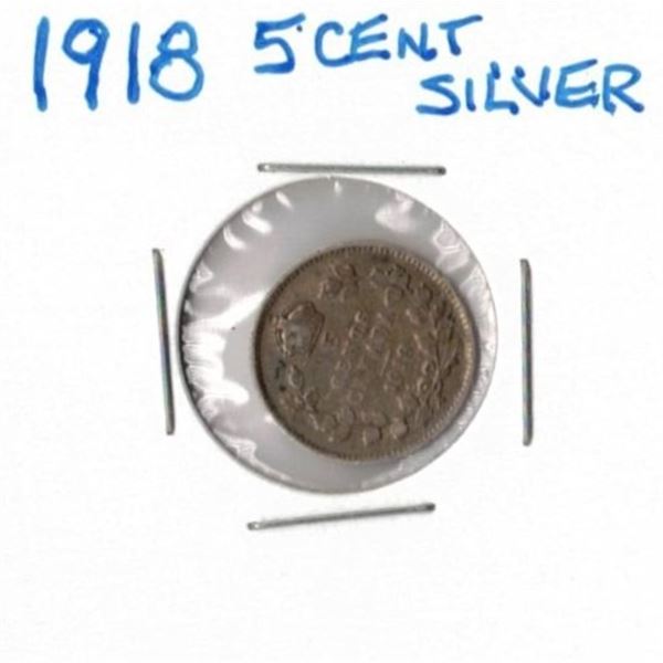 1918 Canadian Five Cents