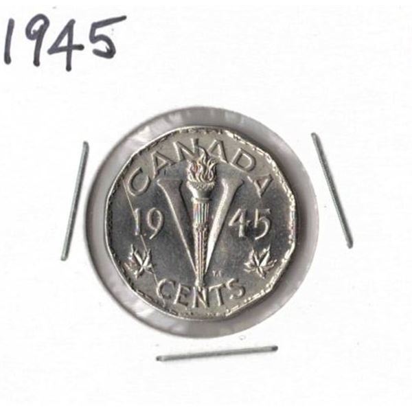 1945 Five Cent Coin