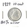 Image 1 : 1939 Ten Cent Coin
