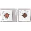 Image 1 : TWO One Cent Coins  , 1963 and 1965