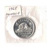 Image 1 : 1968 Sealed Uncirculated Nickel