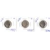 Image 1 : 1935, 1936 and 1937 USA Buffalo Nickels