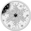 Image 1 : 2013 TWENTY DOLAR FINE SILVER coin winter Snowflake