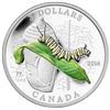 Image 2 : 2014 $3 Fine Silver Coin, Animal Architects, Caterpillar and Chrysalis