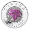 2014 FIVE DOLLAR Fine silver coin, Flowers in Canada Poinsettia