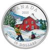 Image 1 : 2015 TEN DOLLAR FineSilver Coin, Winter Scene