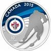 Image 1 : 2015 TEN DOLLAR Fine Silver Coin, Winnipeg Jets