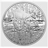 2014 $20 FINE SILVER COIN THE WHITE-TAILED DEER - A DOE AND HER FAWNS