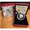 Image 1 : 2014 Canada $25 Fine Silver 75th Ann. of the First Royal Visit -HI Relief Proof