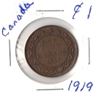 Image 1 : Large Penny Canada 1919