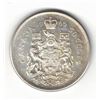 Image 1 : 1965 Canadian 50 Cent Silver Coin