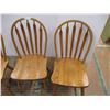 Image 3 : *(3) Wooden Dining Room Chairs (1 Needs Repair)