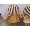 Image 2 : *2X the Bid Price- (2) Wooden Captain Chairs
