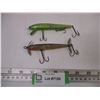 Image 1 : (2) Vintage Fishing Lure/Hooks (4" Long)