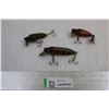 Image 1 : (3) Vintage Fishing Lure/Hooks (3" Long)