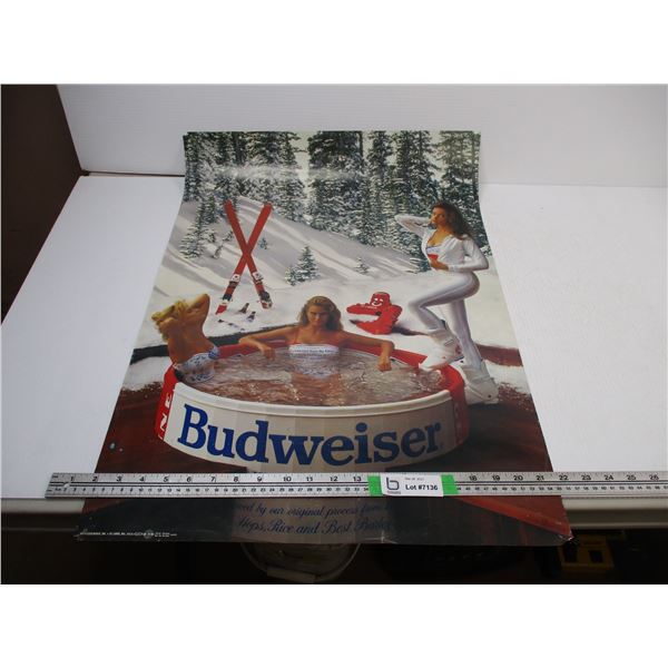 Budweiser Advertising Poster (20x28)