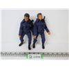 Image 1 : (2) 1970's 8" Swat Action Figurines