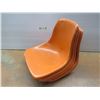 Image 1 : *(4) MCM Fiberglass Seats (no chair legs)