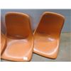 Image 3 : *(4) MCM Fiberglass Seats (no chair legs)