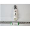 Image 1 : (New) Snowman Pipe (rubber pipe w/glass bowl)