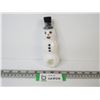 Image 1 : (New) Snowman Pipe (rubber pipe w/glass bowl)