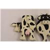 Image 2 : (3) Wooden Cow Wall Decorations