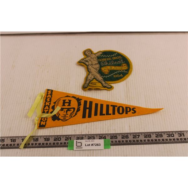 Hilltops Pennant + Jacket Patch