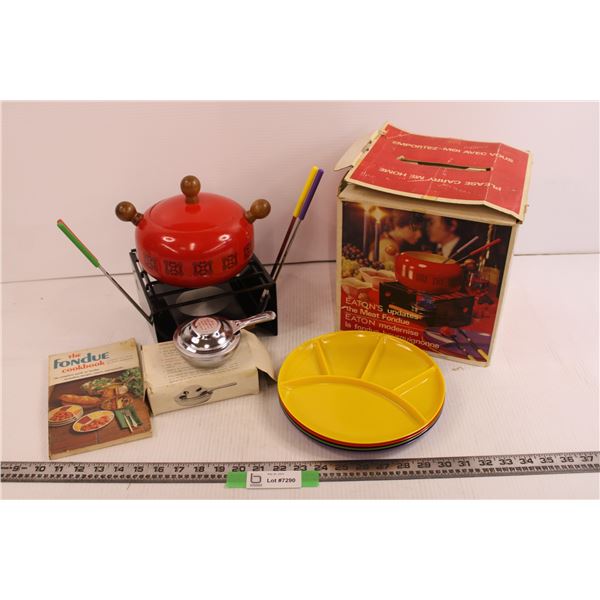 Eaton's Meat Fondue Set