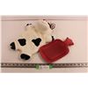 Image 1 : New - Kids Hot Water Bottle & Cow Cover