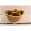 Image 1 : Basket of Fake Fruit