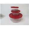 Image 2 : Anchor Glass Containers w/Lids - JAJ Casserole Dish w/Lid - Pyrex Dish (no lid) - Corning Ware Dish 