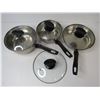 Image 2 : (2) Frying Pans - (3) Pots w/Lids - Extra Lid